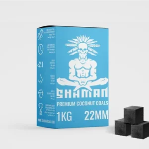 Shaman - 22X22 - פחם טבעי לנרגילה