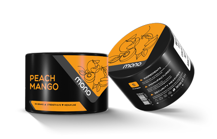 Mono 250g – N05 Peach Mango - תערובת תה לנרגילה בטעם מנגו אפרסק