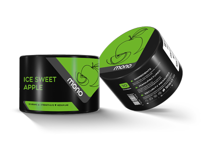 Mono 60g – N10 Ice Sweet Apple - תערובת תה לנרגילה בטעם תפוח אייס