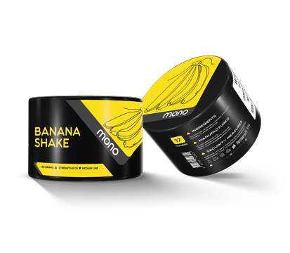 Mono 60g – N17 Banana Shake - תערובת תה לנרגילה בטעם בננה שייק