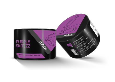 Mono 60g – N22 Purple Skitlzz - תערובת תה לנרגילה בטעם סוכריות סקיטלס סגולות