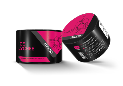 Mono 60g – N12 Lychee Ice - תערובת תה לנרגילה בטעם לייצי אייס