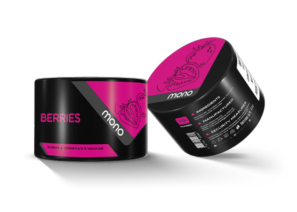 Mono 60g - N19 Berris - תערובת תה לנרגילה בטעם פירות יער
