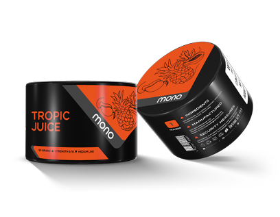 MONO 250g - N01 Tropic Juice - תערובת תה לנרגילה בטעם אננס מנגו ופטאיה