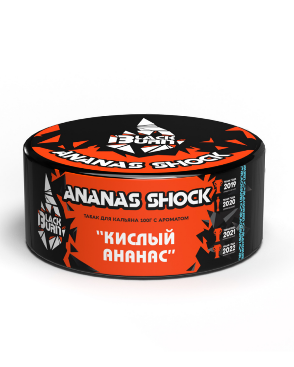 BlackBurn 60g - Ananas Shock - טבק פרמיום לנרגילה בטעם אננס