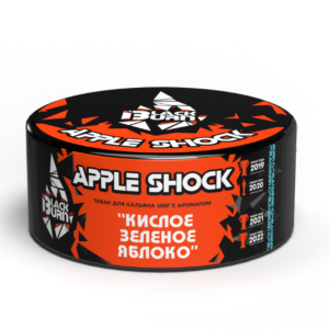 BlackBurn 60g - Apple Shock - טבק פרמיום לנרגילה בטעם תפוח ירוק