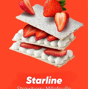 Starline - Strawberry Millefeuille - טבק פרמיום סטארליין בטעם תות וקרם מסקרפונה