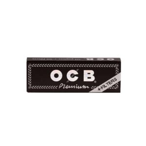 נייר גלגול + פילטר - OCB - שחור בינוני
