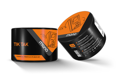 Mono 60g – N32 Tik Tak - תערובת תה לנרגילה בטעם סוכריות טיק טק תפוז