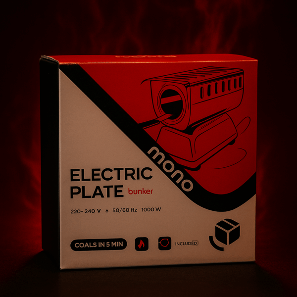 ⁦Mono - Electric Plate - Bunker - מנגל עוצמתי לפחם טבעי לנרגילה⁩ – תמונה ⁦3⁩