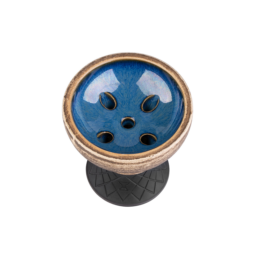 ALPHA BOWL - Turk Design PRO - Blue Ocean - ראש פרמיום לנרגילה – תמונה 3