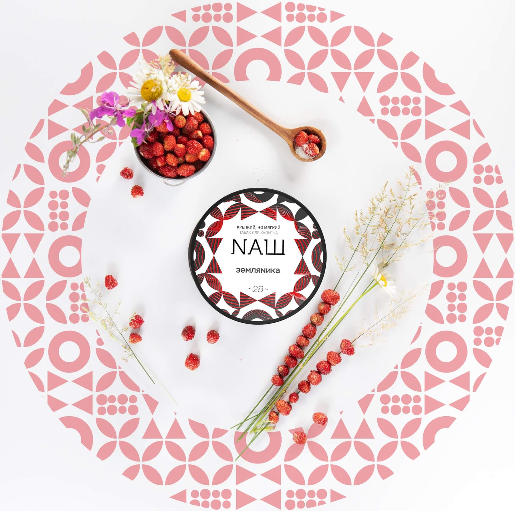 Nash 60g - Strawberry - טבק פרמיום לנרגילה טעם תות