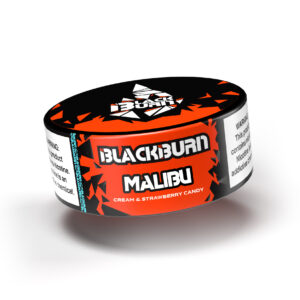 BlackBurn 60g - Malibu  - טבק פרמיום לנרגילה בטעם סוכריות תות ושמנת