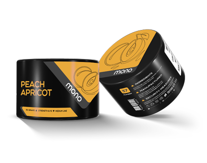 Mono 60g – N37 Peach Apricot  - תערובת תה לנרגילה בטעם אפרסק משמש