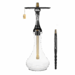 Alpha Hookah - Model X - VNDL - Jet Black - נרגילה פרמיום