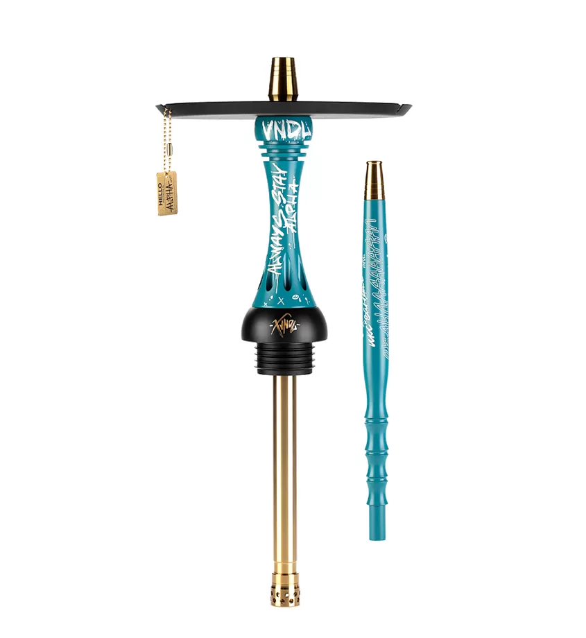 Alpha Hookah - Model X - VNDL - Azure - נרגילה פרמיום – תמונה 4