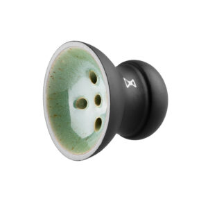 Alpha Hookah – Bowl – Doll – Black Green- ראש פרמיום לנרגילה