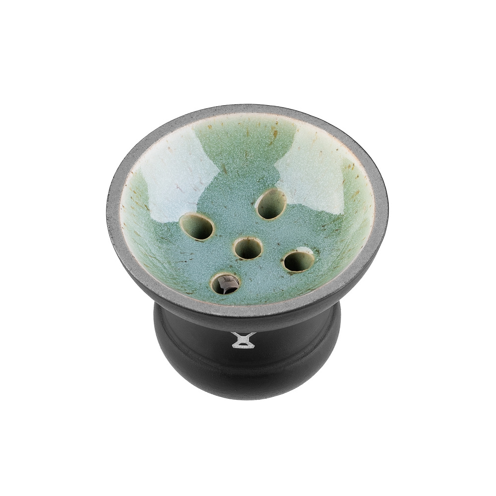 Alpha Hookah – Bowl – Doll – Black Green- ראש פרמיום לנרגילה – תמונה 4