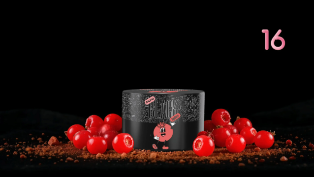 Mono Black 125g- Lingoberry - תערובת תה לנרגילה בטעם חמוציות אדומות חמצמצות