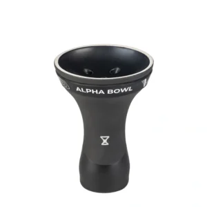 Alpha Hookah – Bowl – Race Classic - Black - ראש פרמיום לנרגילה