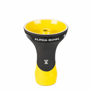 Alpha Hookah – Bowl – Race Phunnel - Yellow - ראש פרמיום לנרגילה
