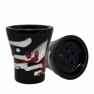 Thicc Bowls - Thicc + Killer- Black white and red - ראש סופר פרמיום