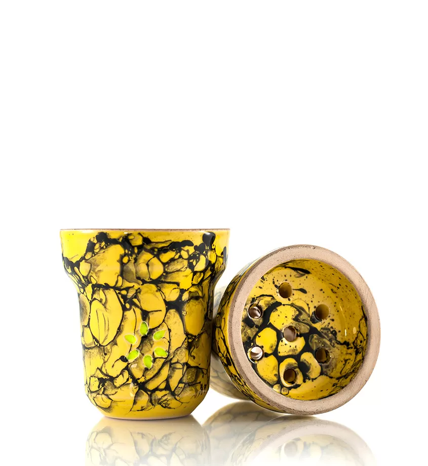 Solaris – Killer Glaze - Eva Yellow Black - ראש פרמיום לנרגילה