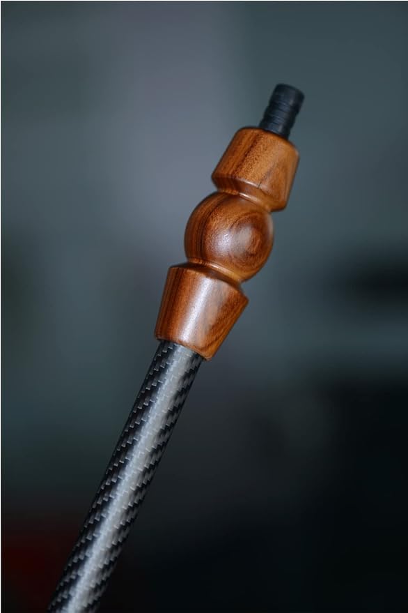 Kitosun - Wooden hookah handle Mouthpiece - ידית לנרגילה – תמונה 3