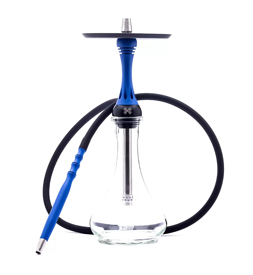 Alpha Hookah - Model X - Blue Matt - נרגילה פרמיום