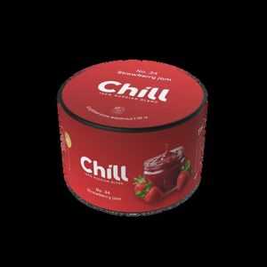 CHILL NO. 34 Strawberry jam 50 gr - צ'יל ריבת תותים