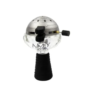 Amy Delux -  New Age Globe Set Kristall Edition  - ראש ומנהל חום לנרגילה