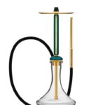 Alpha Hookah – Echo Gold - Emerald Green - נרגילה פרמיום