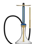 Alpha Hookah – Echo Gold - Sapphire Blue - נרגילה פרמיום