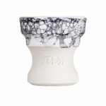 Tiaga Hookah -  Flash Bowl - Black and White - ראש פרמיום לנרגילה