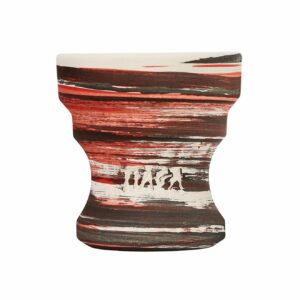 Tiaga Hookah -  Flash Bowl - Red Black  - ראש פרמיום לנרגילה