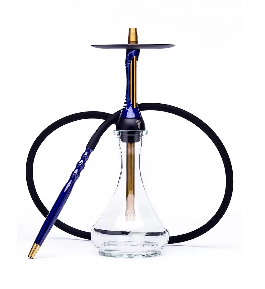 Alpha Hookah – Model S - Dark Blue - נרגילה פרמיום