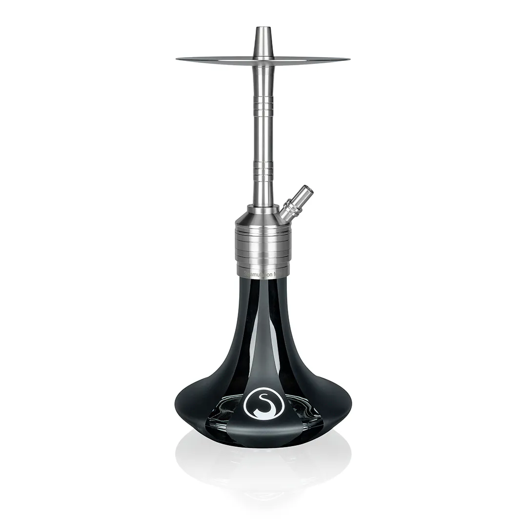 Steamulation - Mini Gun II - Black Matt - נרגילה סופר פרמיום – תמונה 8