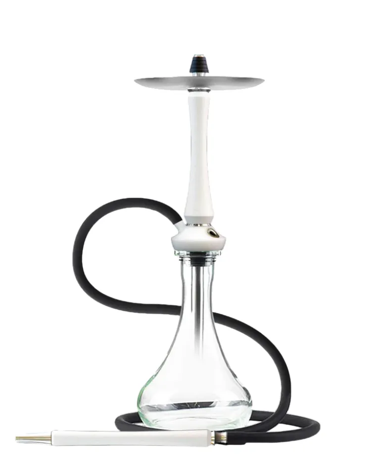 Union Hookah – Sleek – White Silver - נרגילה פרמיום