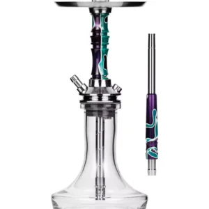 Moze - Breeze Pro - Candy Line Purple/Green - נרגילה פרמיום