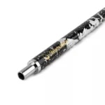 Steamulation - Carbon hose set -  Carbon Silver Leaf - ידית לנרגילה