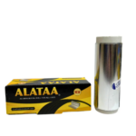 גליל נייר כסף בעובי 0.02 מ"מ באורך 10 מטר ALATAA צהוב