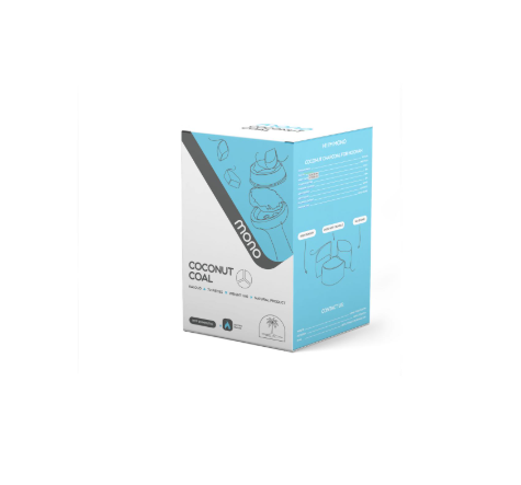 פחם קוקוס מונו KALOUD | MONO Coconut Coal - פחם טבעי לנרגילה
