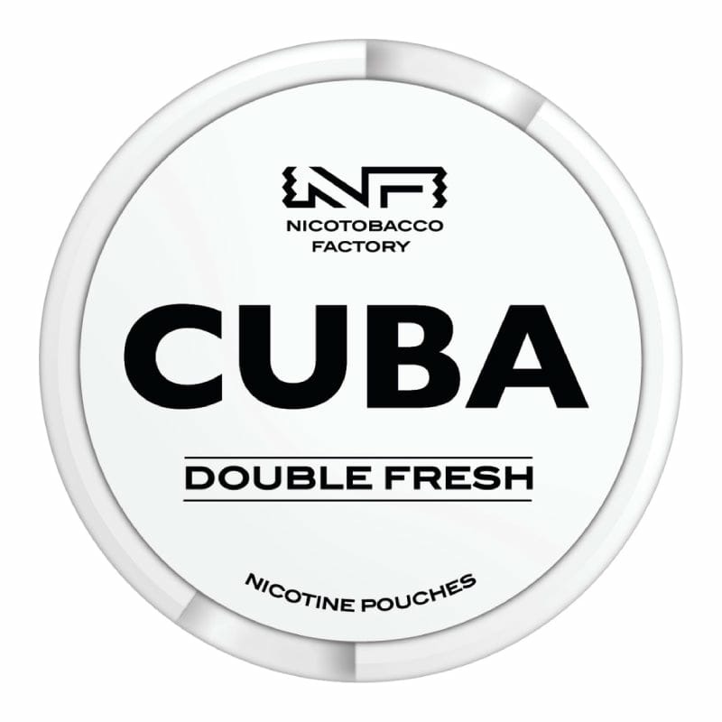 Cuba White - Snus - 16mg - Double Fresh - שקיקי ניקוטין בטעם אפקט אייס