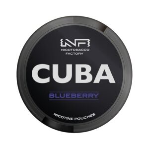 Cuba Black - Snus  - 43mg - Blueberry - שקיקי ניקוטין בטעם אוכמניות