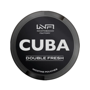 Cuba Black - Snus  - 43mg - Double Fresh - שקיקי ניקוטין בטעם אפקט אייס