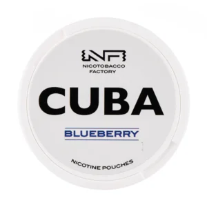 Cuba White - Snus  - 16mg - Blueberry - שקיקי ניקוטין בטעם אוכמניות