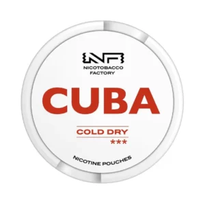 Cuba White - Snus  - 16mg - Cold Dry - שקיקי ניקוטין בטעם קולד דרי