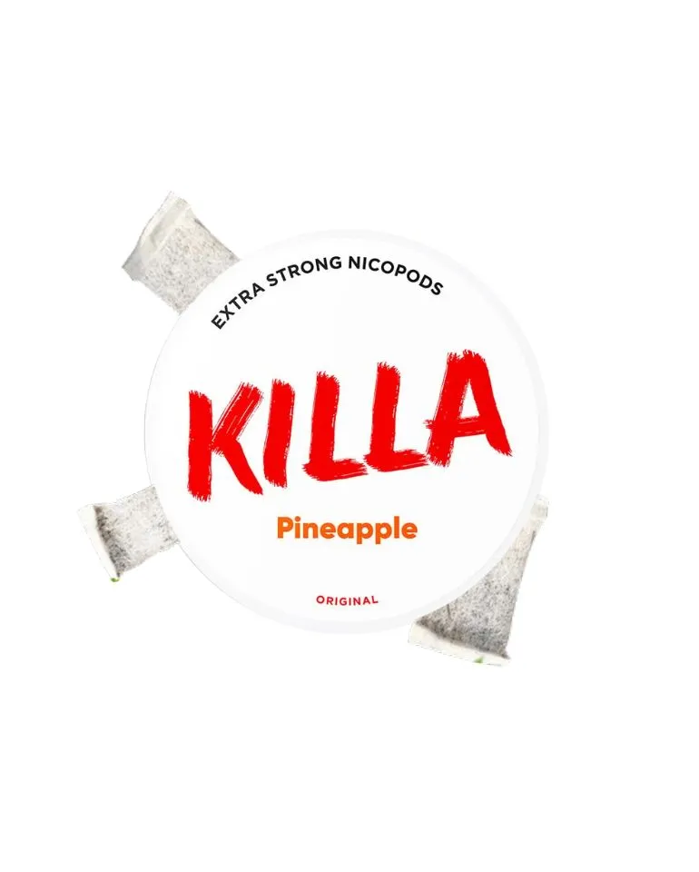 Killa - Snus - 16 mg - Pineapple - שקיקי ניקוטין בטעם אננס