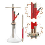 Mexanika Smoke -  STM - Carmine Gold - נרגילה פרמיום