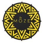 Moze - Coster - Black Yellow - שטיח לנרגילה